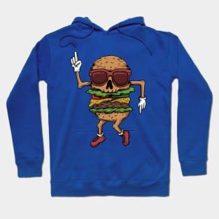 Skull Burger dancing Hoodie